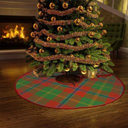 ScotsTee Shop Scottish Hutcheson Ancient Clan Crest Tartan Christmas Tree Skirt