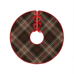 ScotsTee Shop Scottish MacDiarmid Weathered Clan Crest Tartan Christmas Tree Skirt