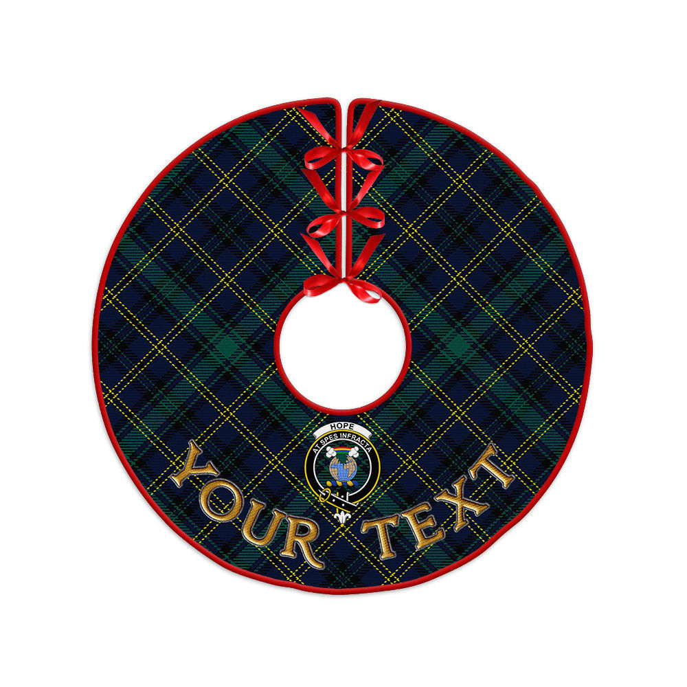 ScotsTee Shop Scottish Hope Vere Modern Clan Crest Tartan Christmas Tree Skirt
