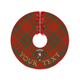 ScotsTee Shop Scottish Livingstone Ancient Clan Crest Tartan Christmas Tree Skirt