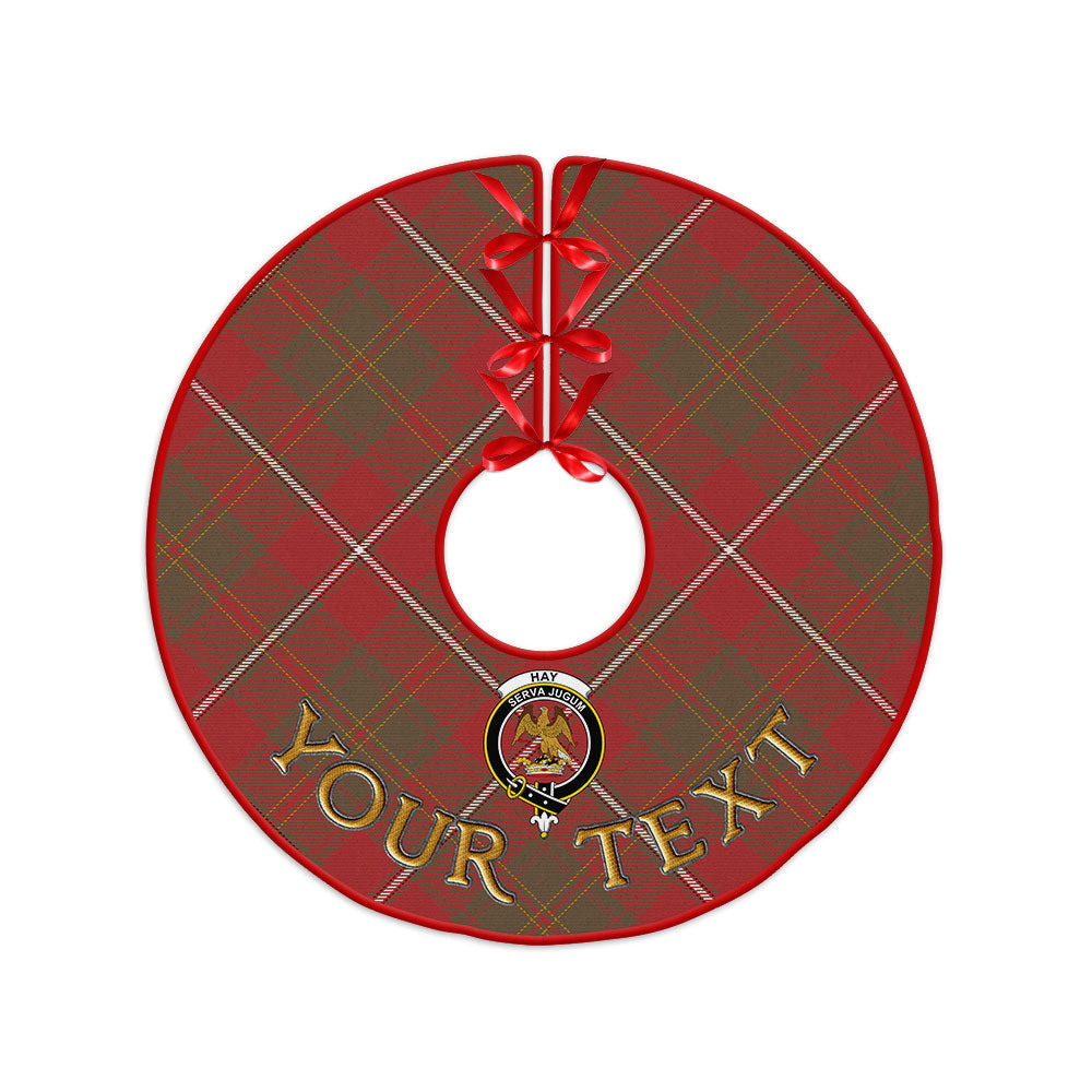 ScotsTee Shop Scottish Hay Weathered Clan Crest Tartan Christmas Tree Skirt