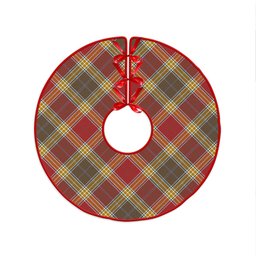 ScotsTee Shop Scottish Gibson (Gibbs) Weathered Clan Crest Tartan Christmas Tree Skirt