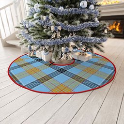 ScotsTee Shop Scottish Laing (Lang) Ancient Clan Crest Tartan Christmas Tree Skirt