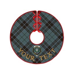 ScotsTee Shop Scottish Innes (Georgina) Weathered Clan Crest Tartan Christmas Tree Skirt