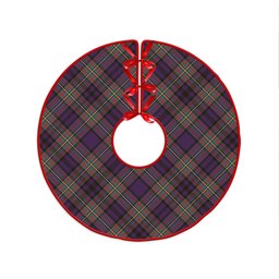 ScotsTee Shop Scottish Gillies Weathered Clan Crest Tartan Christmas Tree Skirt