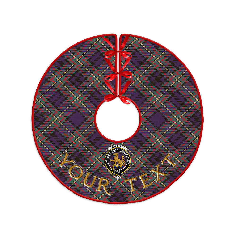 ScotsTee Shop Scottish Gillies Weathered Clan Crest Tartan Christmas Tree Skirt