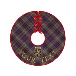 ScotsTee Shop Scottish Gillies Weathered Clan Crest Tartan Christmas Tree Skirt