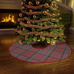 ScotsTee Shop Scottish Leighton Weathered Clan Crest Tartan Christmas Tree Skirt