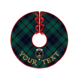 ScotsTee Shop Scottish Keith (Austin) Modern Clan Crest Tartan Christmas Tree Skirt