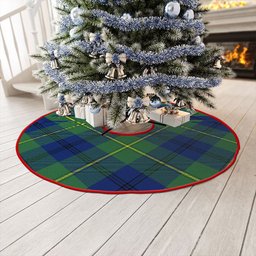 ScotsTee Shop Scottish Johnstone (Johnson) Modern Clan Crest Tartan Christmas Tree Skirt