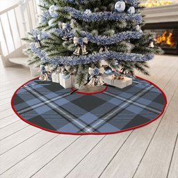 ScotsTee Shop Scottish Irvine Weathered Clan Crest Tartan Christmas Tree Skirt