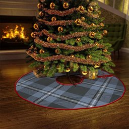 ScotsTee Shop Scottish Irvine Weathered Clan Crest Tartan Christmas Tree Skirt