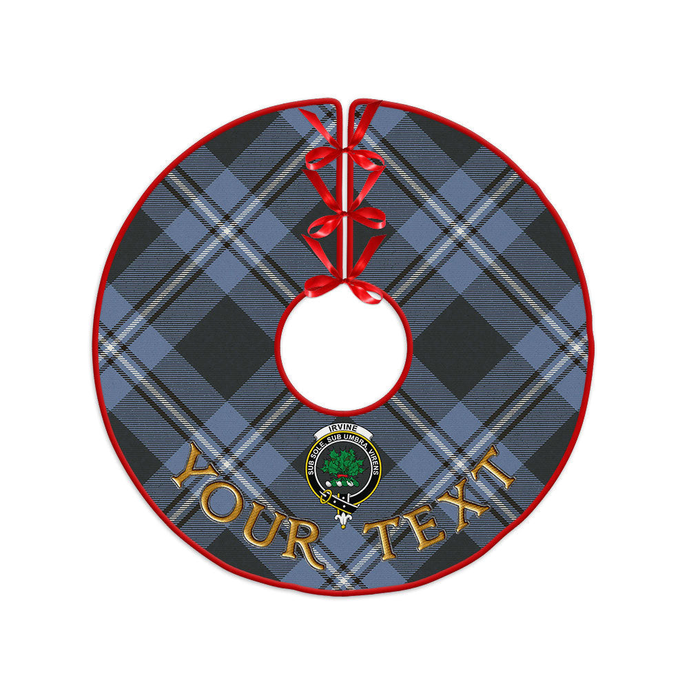 ScotsTee Shop Scottish Irvine Weathered Clan Crest Tartan Christmas Tree Skirt