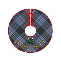 ScotsTee Shop Scottish Irvine Weathered Clan Crest Tartan Christmas Tree Skirt