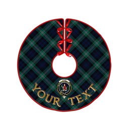 ScotsTee Shop Scottish Lyon (Liall Lyall Lyle) Modern Clan Crest Tartan Christmas Tree Skirt