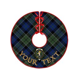 ScotsTee Shop Scottish Lennie Modern Clan Crest Tartan Christmas Tree Skirt