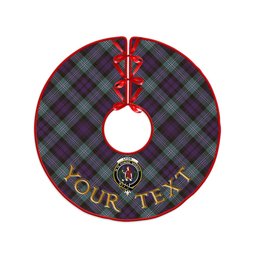 ScotsTee Shop Scottish Lyon ((Liall Lyall Lyle) Weathered Clan Crest Tartan Christmas Tree Skirt