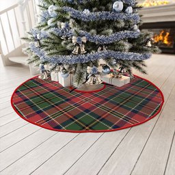 ScotsTee Shop Scottish MacCulloch Ancient Clan Crest Tartan Christmas Tree Skirt