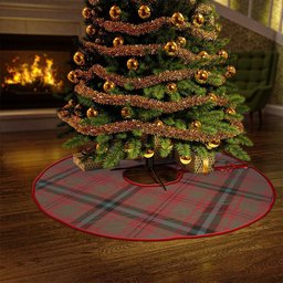ScotsTee Shop Scottish Fulton 1999 Weathered Clan Crest Tartan Christmas Tree Skirt