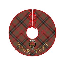 ScotsTee Shop Scottish Fulton 1999 Weathered Clan Crest Tartan Christmas Tree Skirt