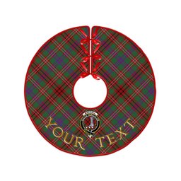 ScotsTee Shop Scottish MacCall Modern Clan Crest Tartan Christmas Tree Skirt