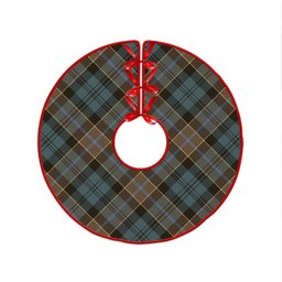 ScotsTee Shop Scottish Hogarth Weathered Clan Crest Tartan Christmas Tree Skirt