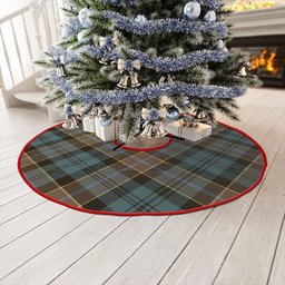 ScotsTee Shop Scottish Hogarth Weathered Clan Crest Tartan Christmas Tree Skirt
