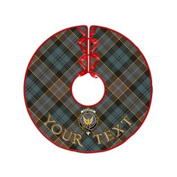 ScotsTee Shop Scottish Hogarth Weathered Clan Crest Tartan Christmas Tree Skirt