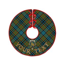 ScotsTee Shop Scottish Gillies Ancient Clan Crest Tartan Christmas Tree Skirt