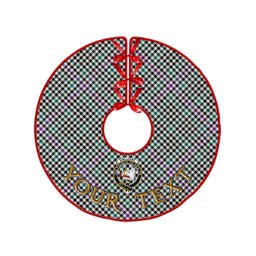 ScotsTee Shop Scottish Halliday (Holliday) Modern Clan Crest Tartan Christmas Tree Skirt