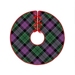 ScotsTee Shop Scottish Lennie Ancient Clan Crest Tartan Christmas Tree Skirt
