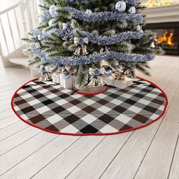 ScotsTee Shop Scottish Hogg Modern Clan Crest Tartan Christmas Tree Skirt
