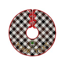 ScotsTee Shop Scottish Hogg Modern Clan Crest Tartan Christmas Tree Skirt