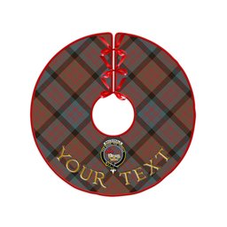 ScotsTee Shop Scottish MacDonald (Donald) Weathered Clan Crest Tartan Christmas Tree Skirt