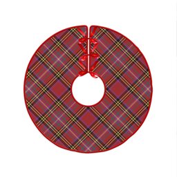ScotsTee Shop Scottish Hepburn Weathered Clan Crest Tartan Christmas Tree Skirt