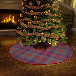 ScotsTee Shop Scottish MacGowan (Gow) Weathered Clan Crest Tartan Christmas Tree Skirt