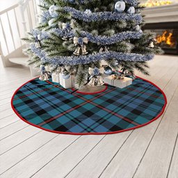 ScotsTee Shop Scottish MacCorquodale Ancient Clan Crest Tartan Christmas Tree Skirt