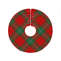 ScotsTee Shop Scottish Lennox Modern Clan Crest Tartan Christmas Tree Skirt