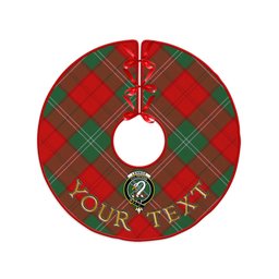 ScotsTee Shop Scottish Lennox Modern Clan Crest Tartan Christmas Tree Skirt