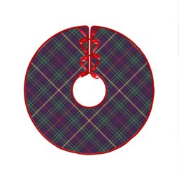 ScotsTee Shop Scottish MacAinsh Weathered Clan Crest Tartan Christmas Tree Skirt