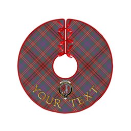 ScotsTee Shop Scottish MacCall Weathered Clan Crest Tartan Christmas Tree Skirt
