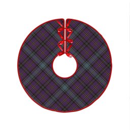 ScotsTee Shop Scottish Hope Vere Weathered Clan Crest Tartan Christmas Tree Skirt