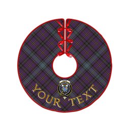 ScotsTee Shop Scottish Hope Vere Weathered Clan Crest Tartan Christmas Tree Skirt