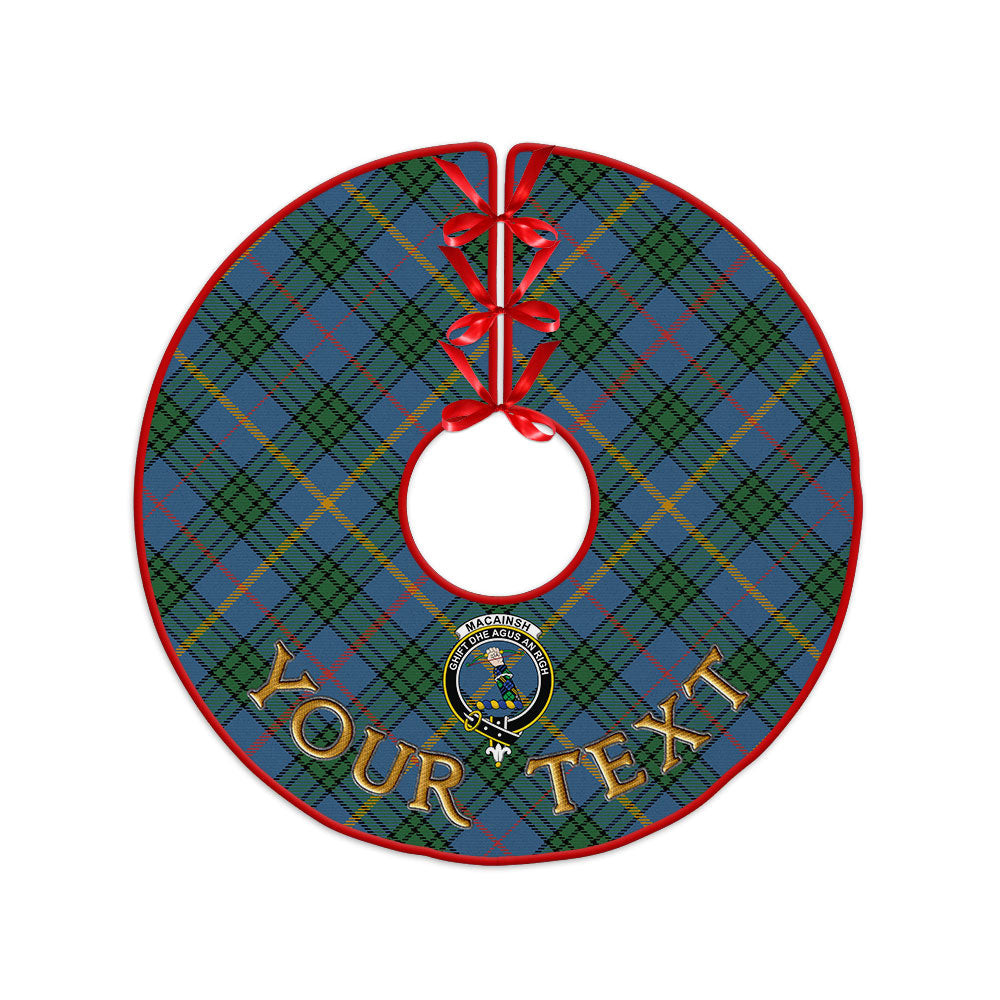 ScotsTee Shop Scottish MacAinsh Ancient Clan Crest Tartan Christmas Tree Skirt
