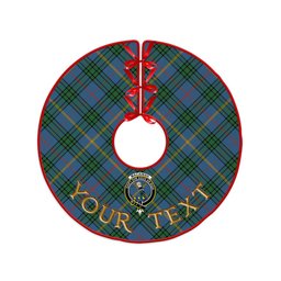 ScotsTee Shop Scottish MacAinsh Ancient Clan Crest Tartan Christmas Tree Skirt