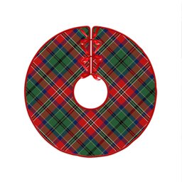 ScotsTee Shop Scottish MacCulloch Modern Clan Crest Tartan Christmas Tree Skirt