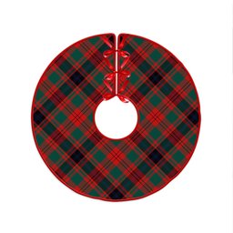 ScotsTee Shop Scottish Fulton 1999 Modern Clan Crest Tartan Christmas Tree Skirt