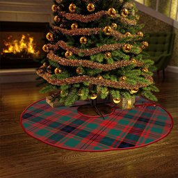 ScotsTee Shop Scottish Fulton 1999 Modern Clan Crest Tartan Christmas Tree Skirt