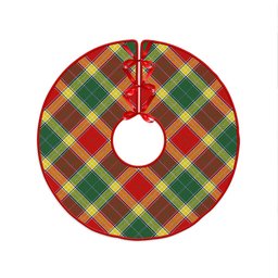 ScotsTee Shop Scottish Gibson (Gibbs) Modern Clan Crest Tartan Christmas Tree Skirt