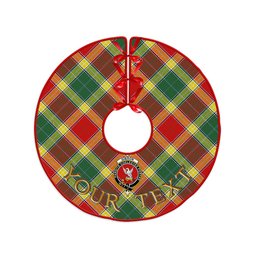 ScotsTee Shop Scottish Gibson (Gibbs) Modern Clan Crest Tartan Christmas Tree Skirt